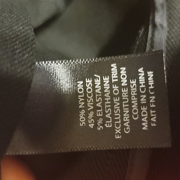 NWOT PINK TARTAN Pencil Skirt Dbl Vented Sz 4 Black Rear Zip Closure - Picture 6 of 7